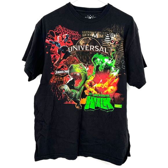 Universal Studios Size Large Unisex Short Sleeve T-Shirt Theme Park Graphic Tee - Picture 1 of 3